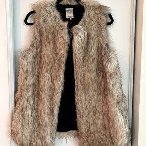 Zara Faux Fur Vest